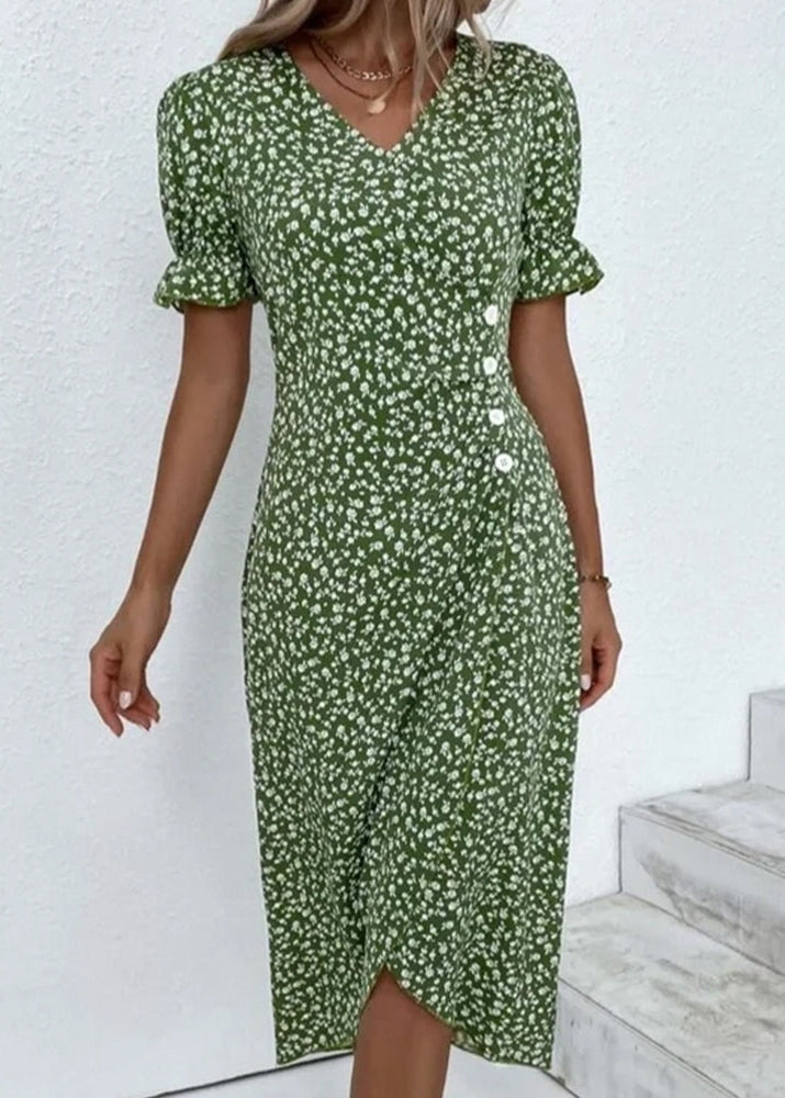 Aysel Elegant and Comfortable Floral Dress