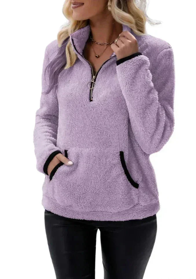 Bénédicte - Soft and Comfortable Sherpa Sweater