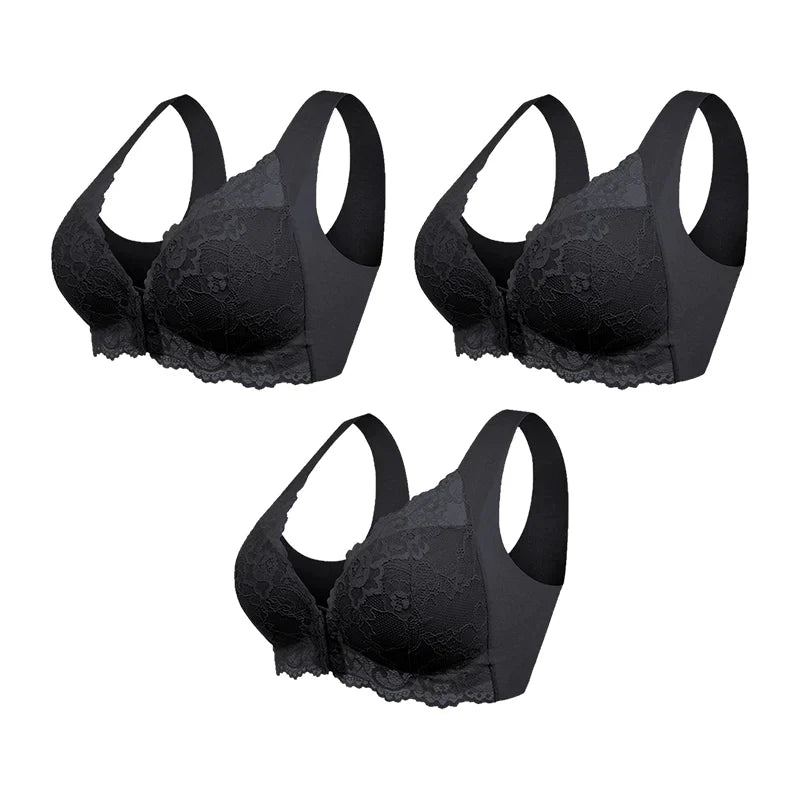 Cira - Wireless Front Closure Bra (3 Pack)