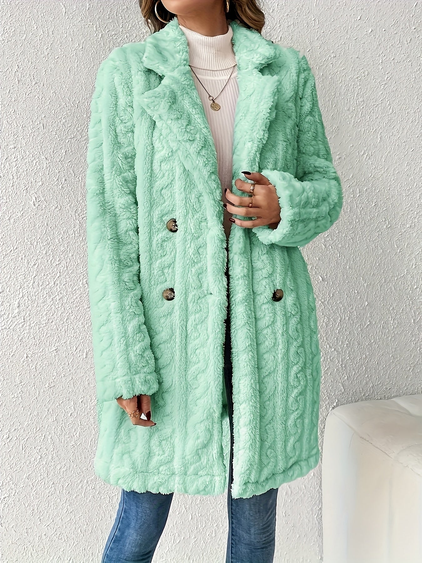 Léa - Women's faux fur coat
