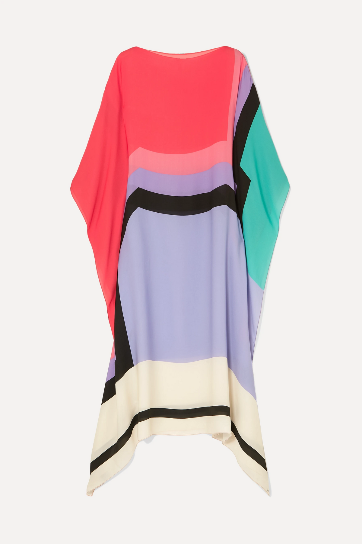 Rayna - Elegant Geometric Print Caftan