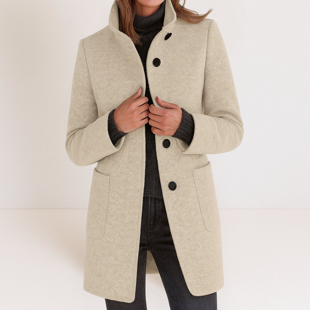 Kaloria - Women's Jacket with Stand-Up Collar