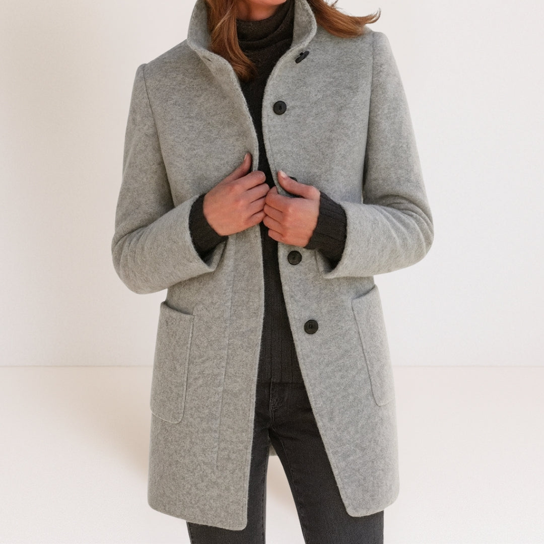Kaloria - Women's Jacket with Stand-Up Collar