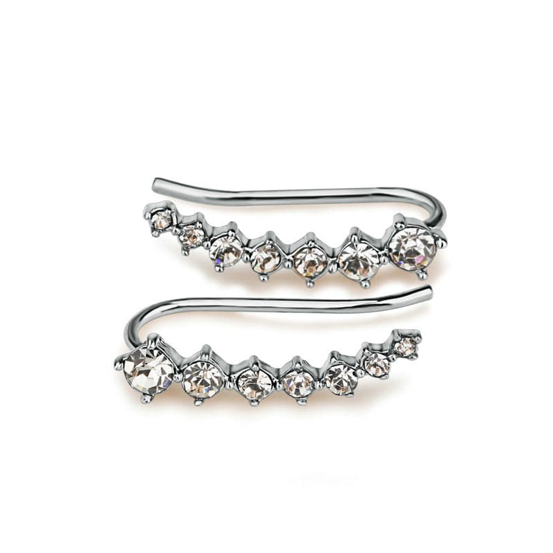 Océane - Seven sparkling star earrings