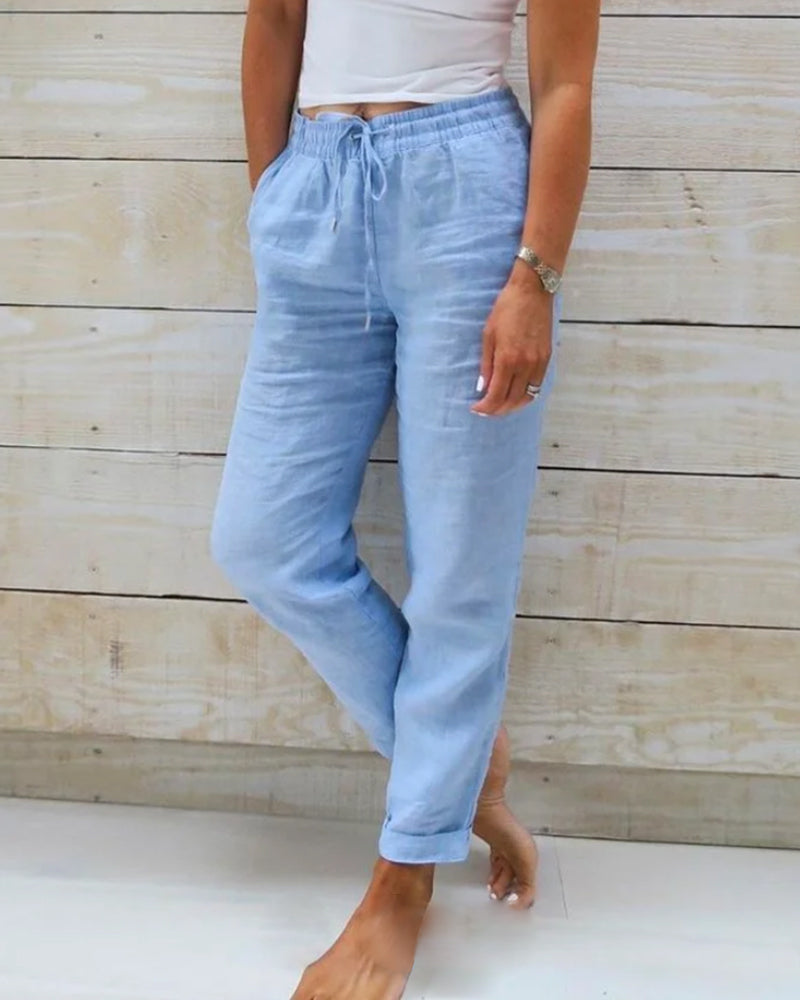 Tamina - Casual Drawstring Pants