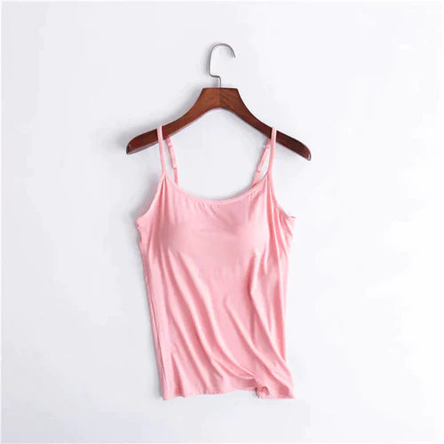 Noura - Camisole with built-in bra and pad