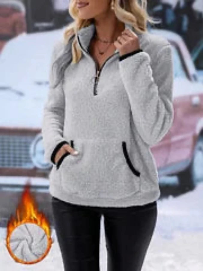 Bénédicte - Soft and Comfortable Sherpa Sweater