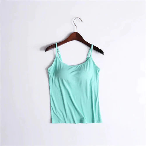 Noura - Camisole with built-in bra and pad