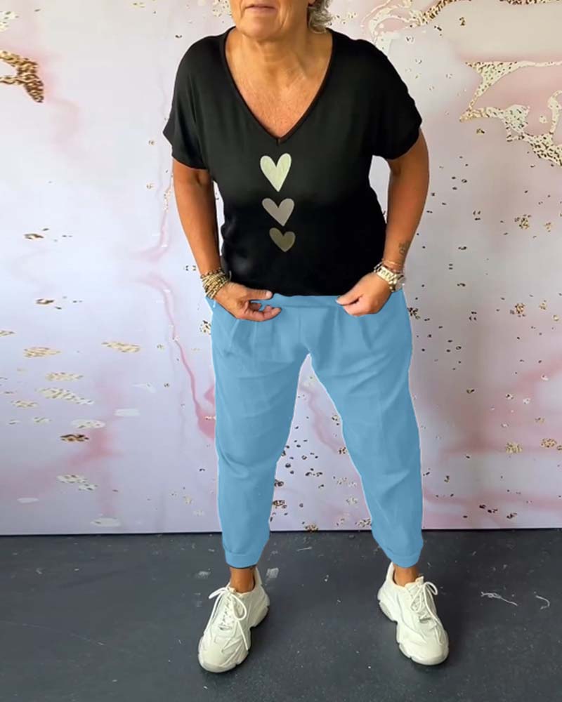 Tavira - Comfortable Casual Pants with Pocket and Solid Color