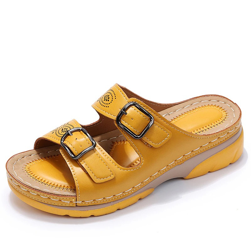 Elarith - Comfortable Orthopedic Women's Sandals with Double Adjustable Strap