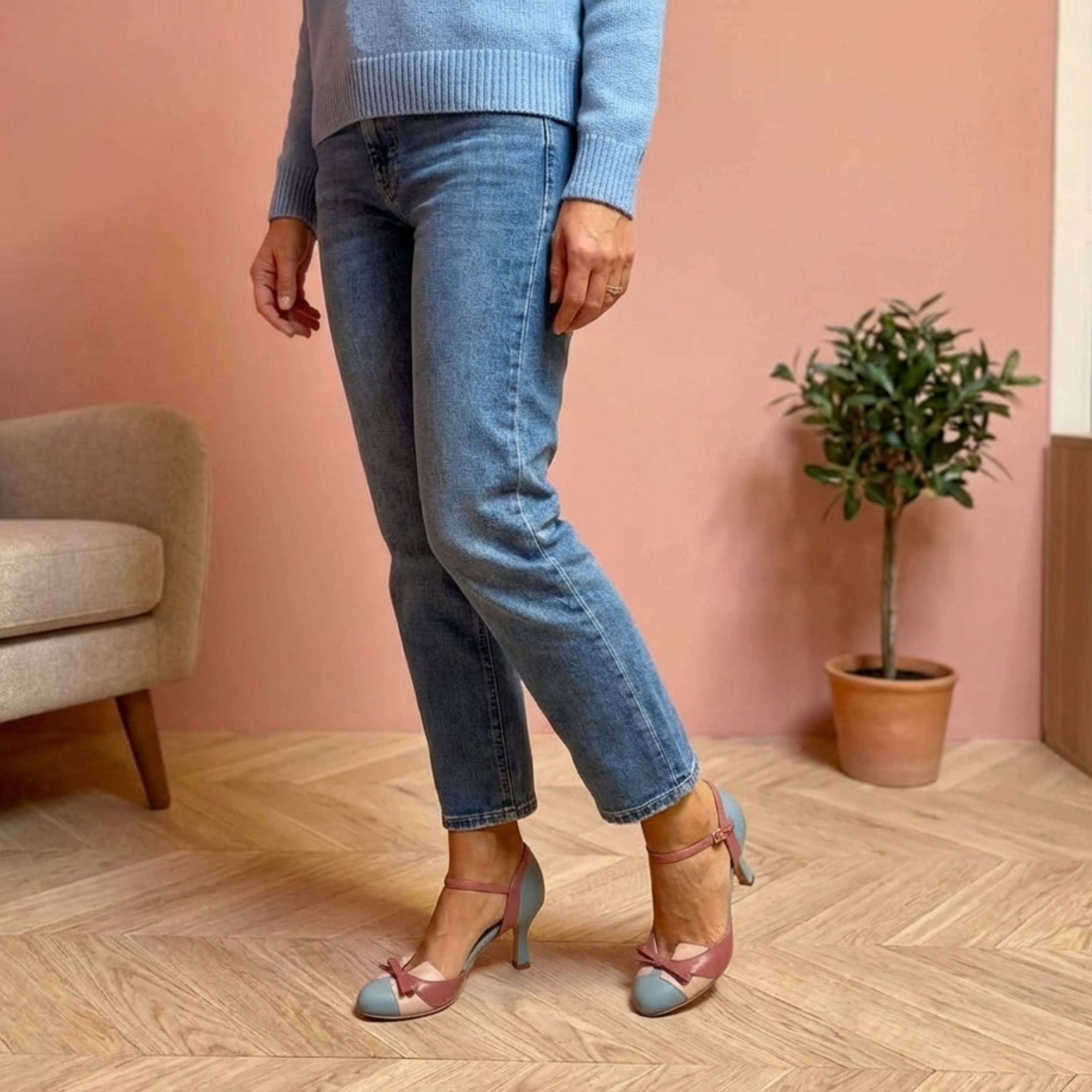 Qovira - Women's Sandals Comfortable Elegant Stable Heel Vintage Style Daily