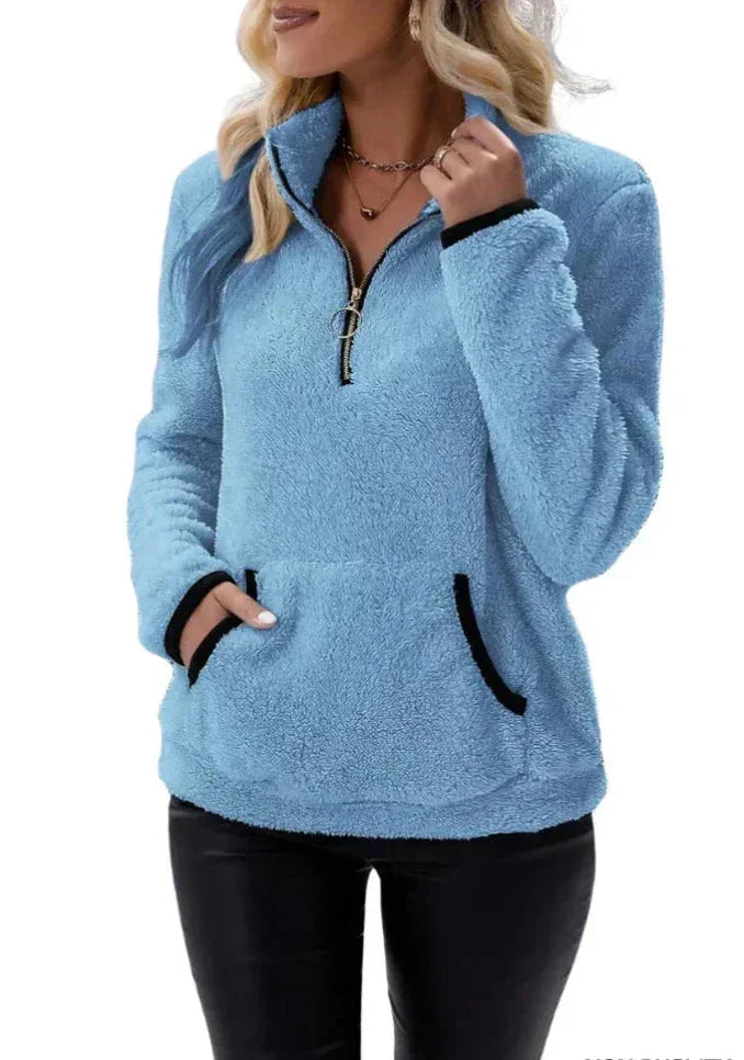 Bénédicte - Soft and Comfortable Sherpa Sweater