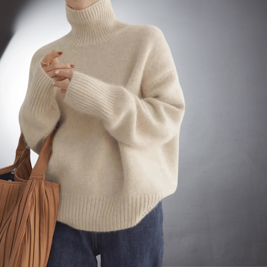 Fosette - Soft Cashmere Turtleneck Sweater for Unparalleled Comfort