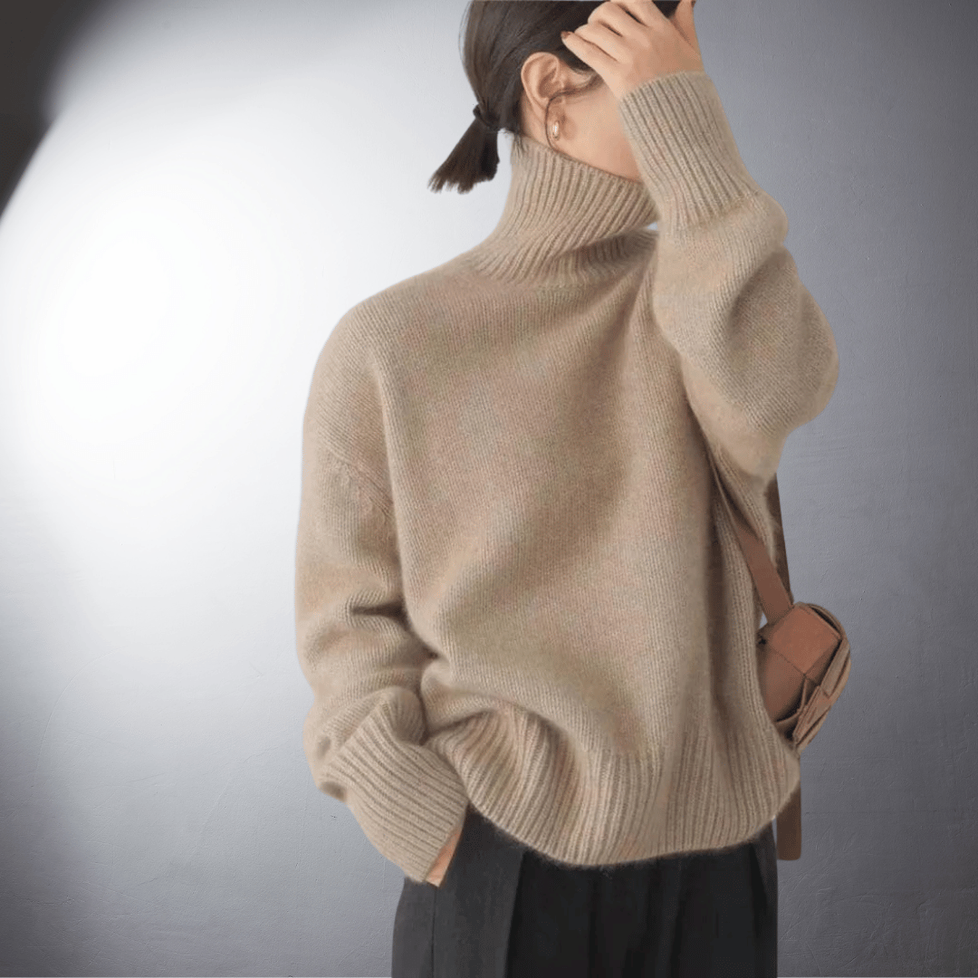 Fosette - Soft Cashmere Turtleneck Sweater for Unparalleled Comfort