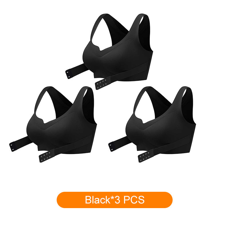 Hestia - Women's Seamless Front Closure Push-Up Bra
