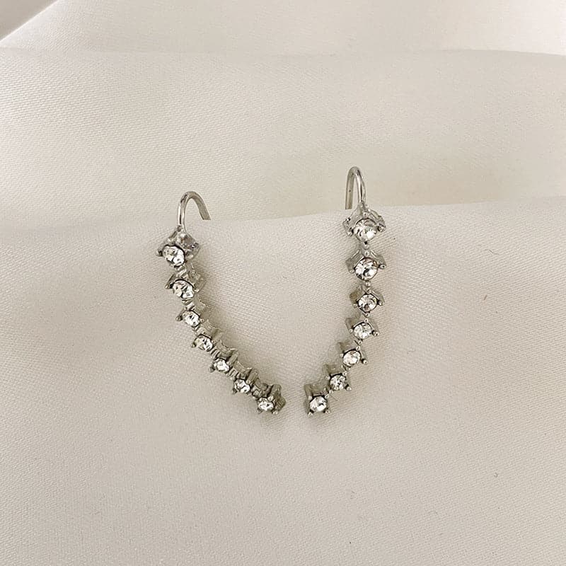 Océane - Seven sparkling star earrings