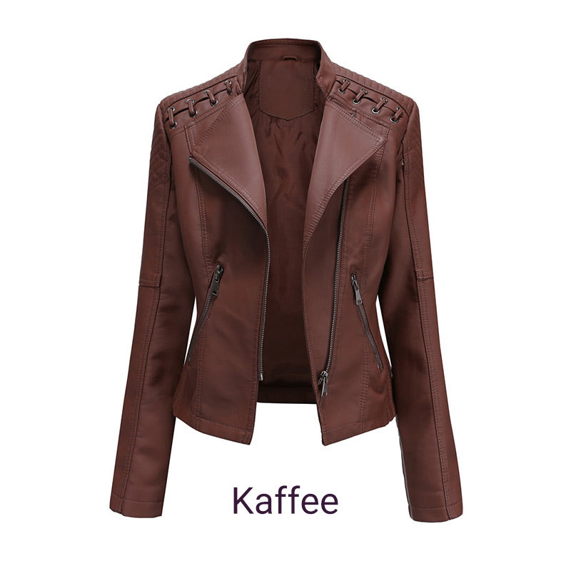 Cleo - Washed lambskin jacket