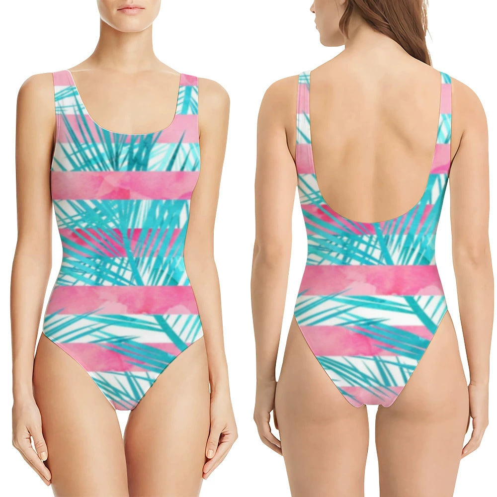 Klyenne - Elegant visual effect sculpting one-piece swimsuit