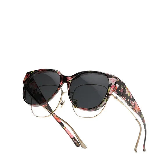 Dovrya - Women's Cat Eye Polarized UV400 Chic Sunglasses
