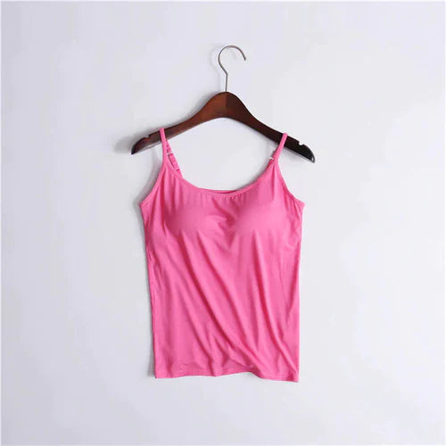 Noura - Camisole with built-in bra and pad