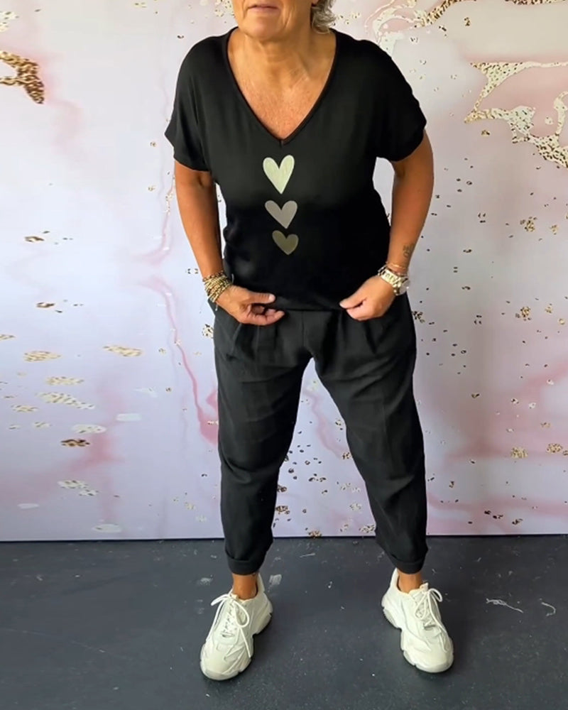 Tavira - Comfortable Casual Pants with Pocket and Solid Color