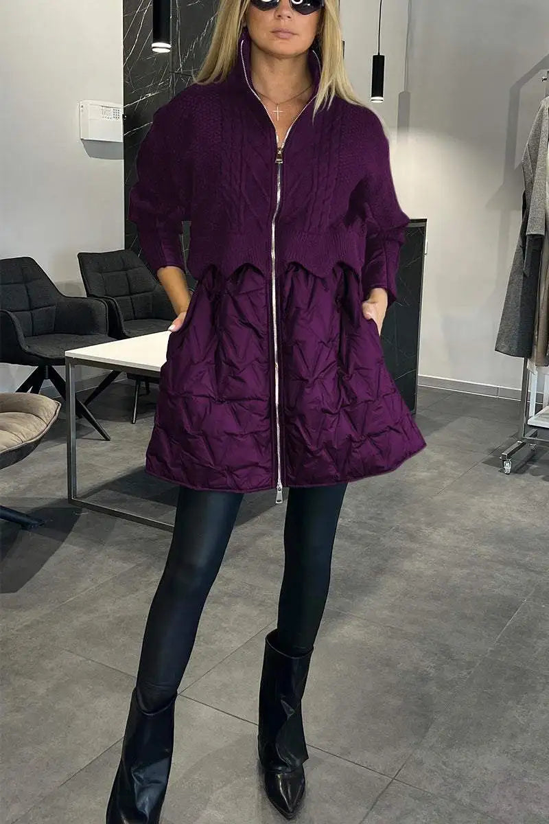 Octavie - Trendy and warm zip-up jacket