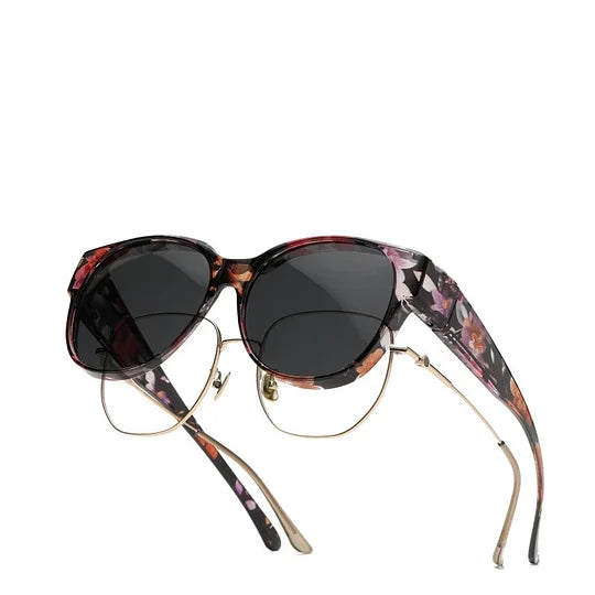 Dovrya - Women's Cat Eye Polarized UV400 Chic Sunglasses