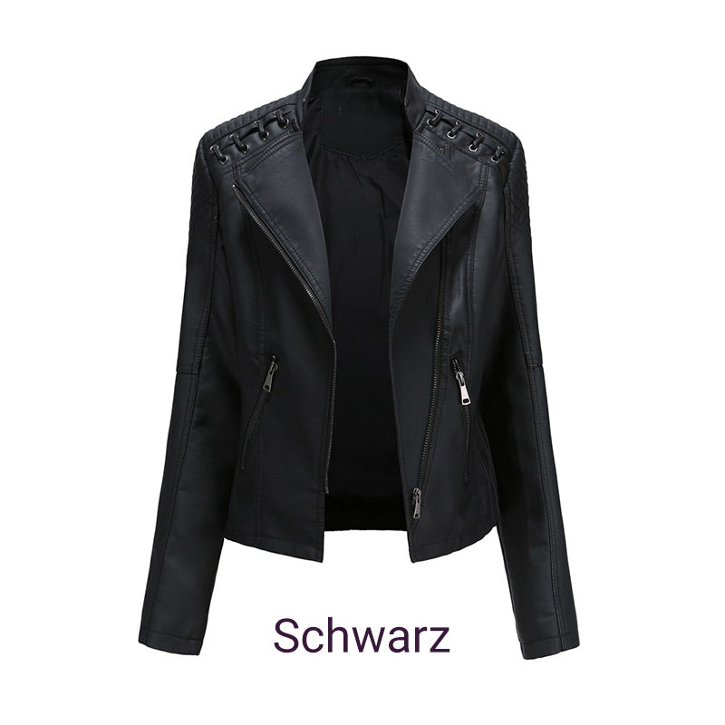 Cleo - Washed lambskin jacket