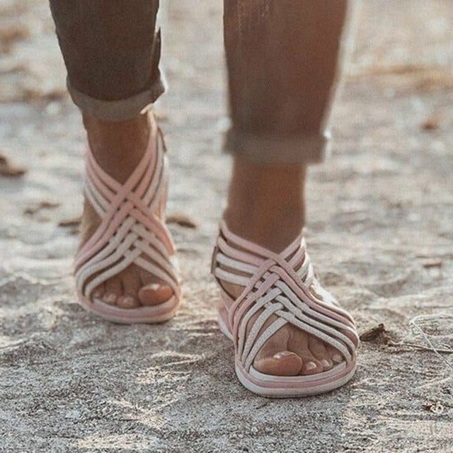 Zelina - Premium Lightweight Sandals with Cushioning Sole and Orthopedic Support