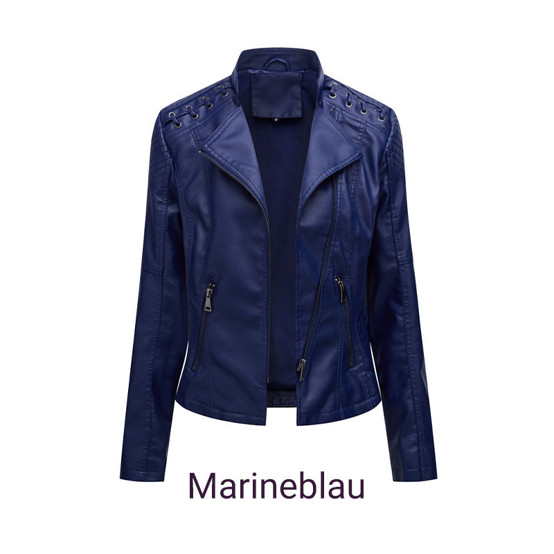 Cleo - Washed lambskin jacket
