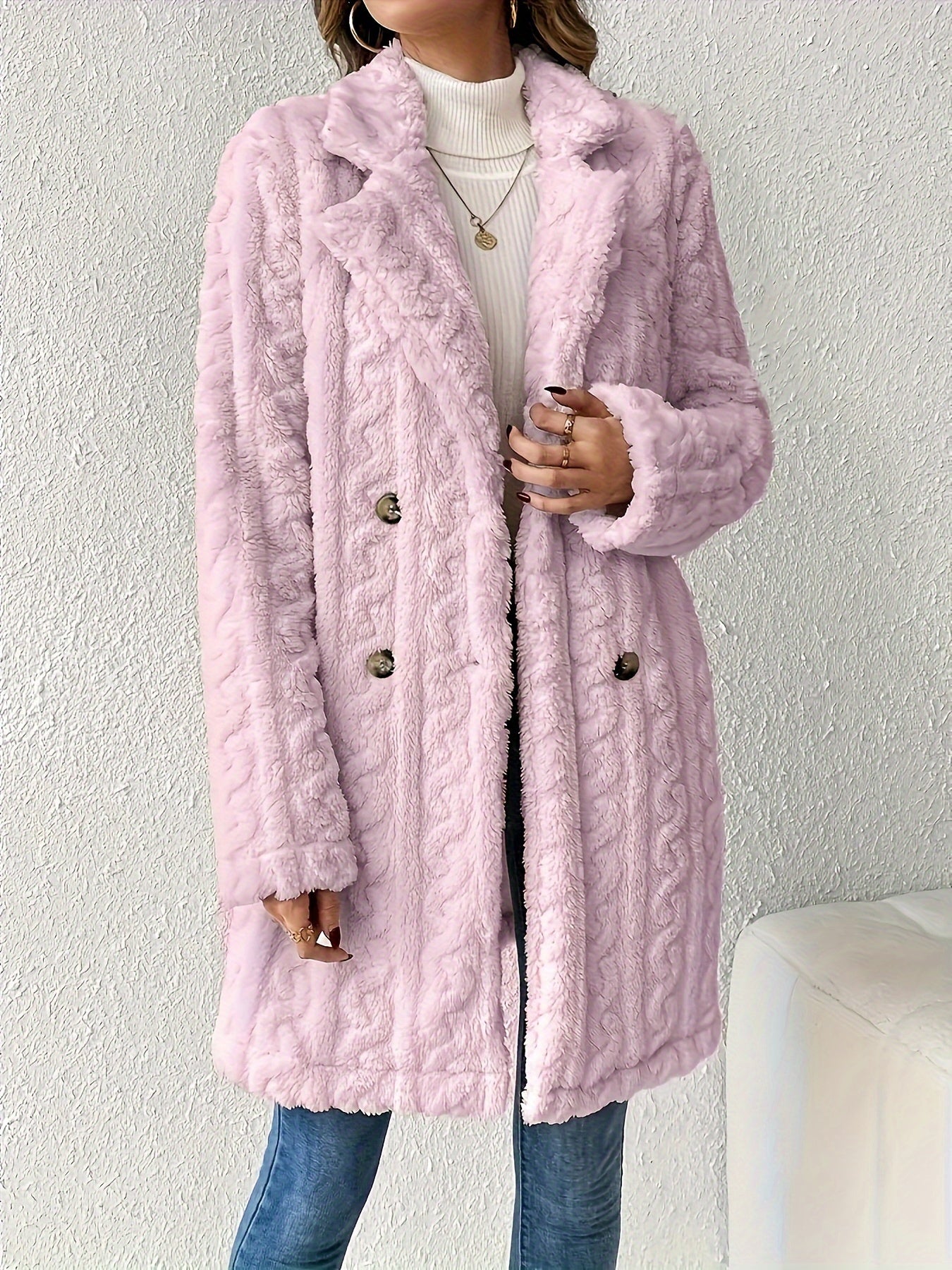 Léa - Women's faux fur coat