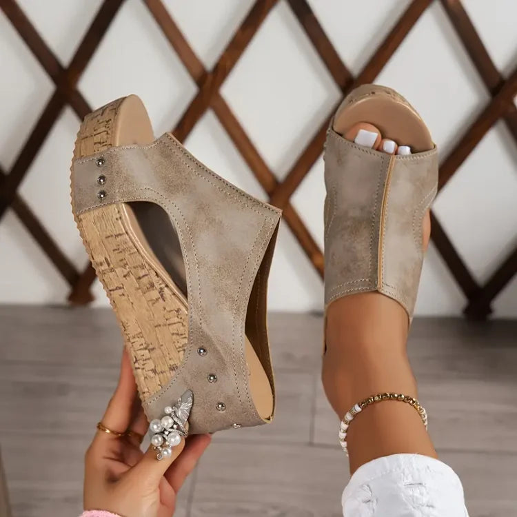 Cyravynne - Comfortable Women's Orthopedic Wedge Sandals