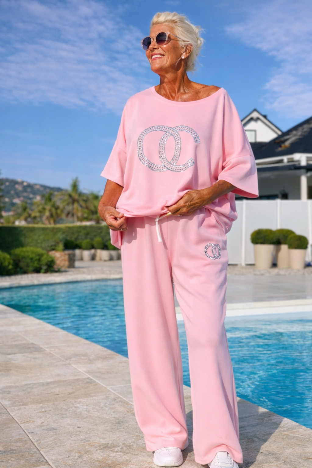 Noryxa - Women's casual loose two-piece cotton linen set for summer