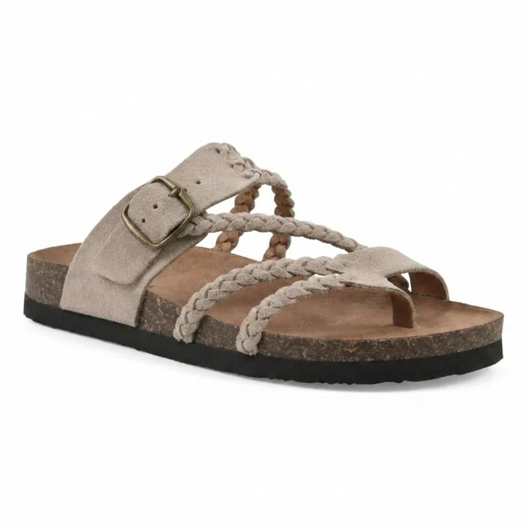 Dalyra - Women's Orthopedic Sandals with Adjustable Braided Straps