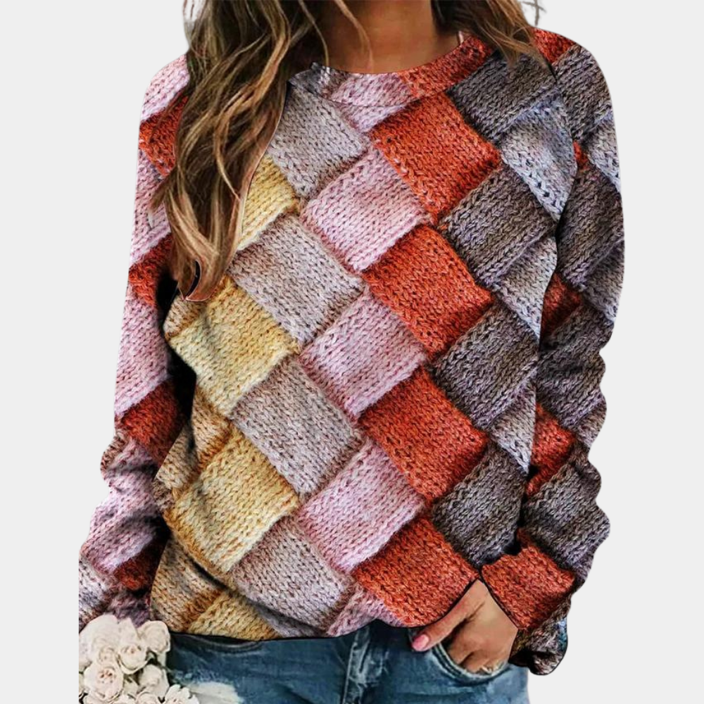 Salomé - Colorful Patterned Sweater