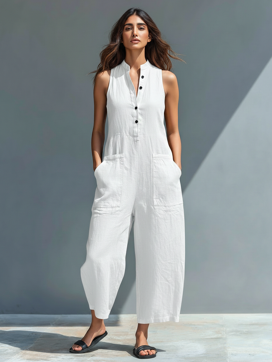 Soraya - Women's Sleeveless Jumpsuit