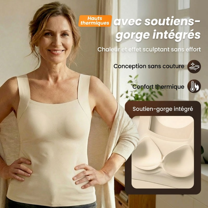 Primrose - Women's Thermal Tank Top with Built-in Support