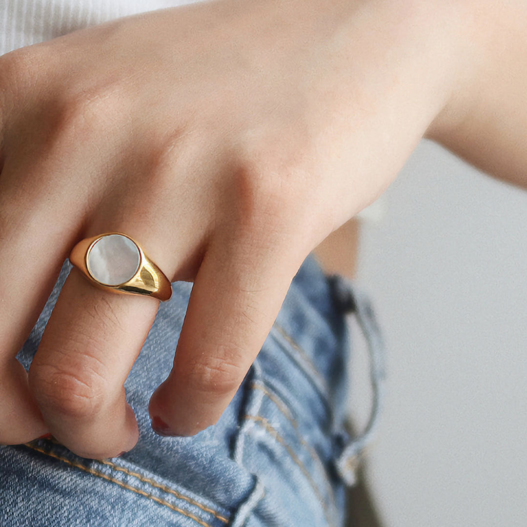 Mother of Pearl Ring