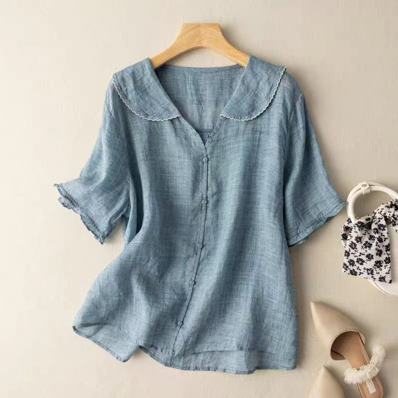 Darian - Women's Lightweight Linen Shirt