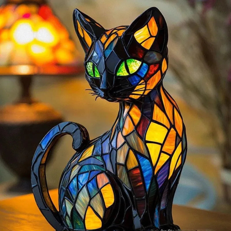 Multicolored Luminous Midnight Cat