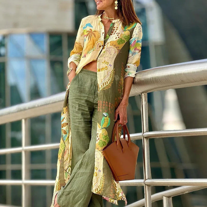 Galina - Women's linen set