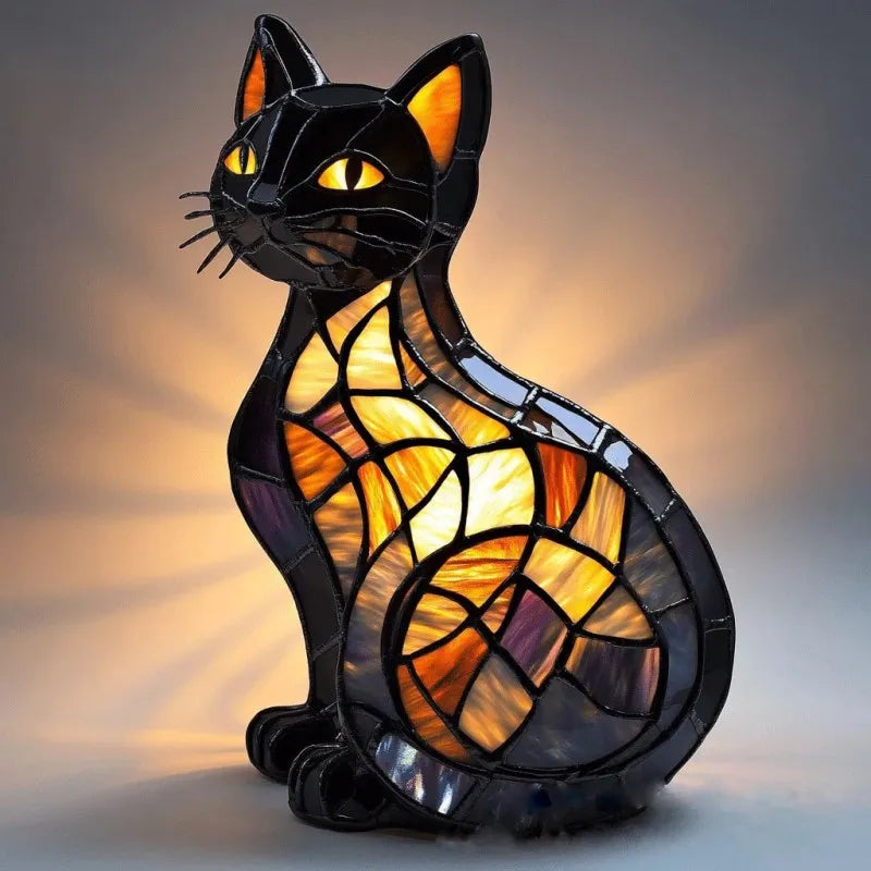 Luminous Midnight Cat