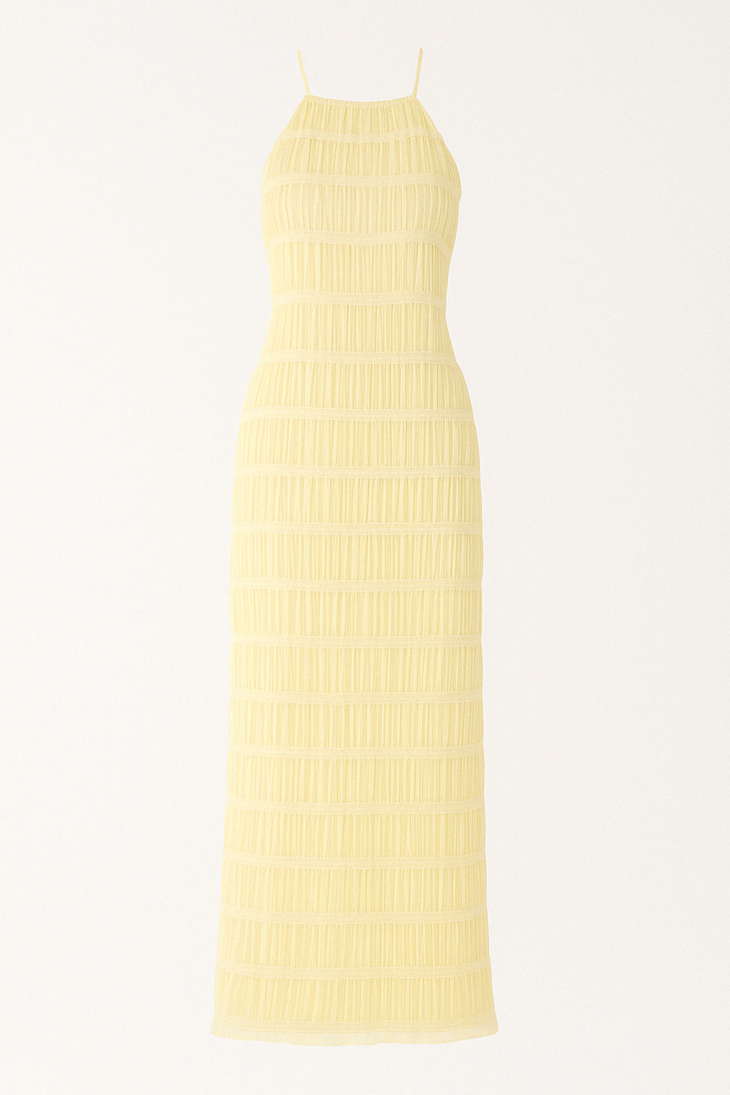 Olga - Long Halter Neck Dress