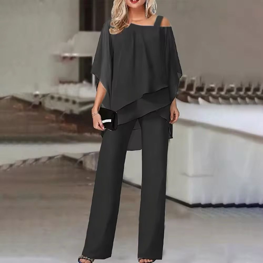 Roselina - Elegant two-piece set with top and pants