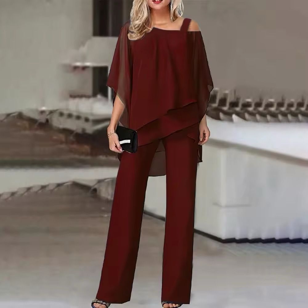 Roselina - Elegant two-piece set with top and pants