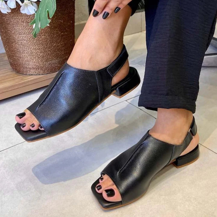 Blyzara - Women's Elegant Modern Low-Heel Comfortable Open-Toe Sandals