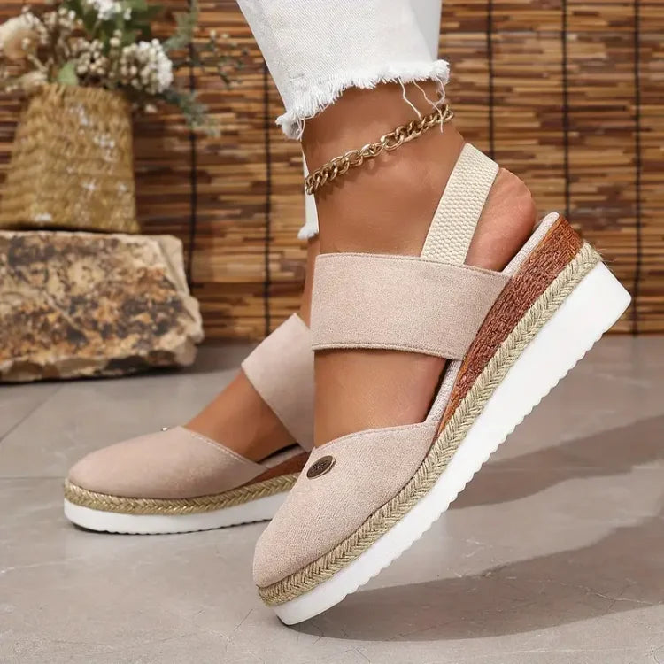 Lioraelle - Orthopedic Sandals with Platform, Ventilated and Casual
