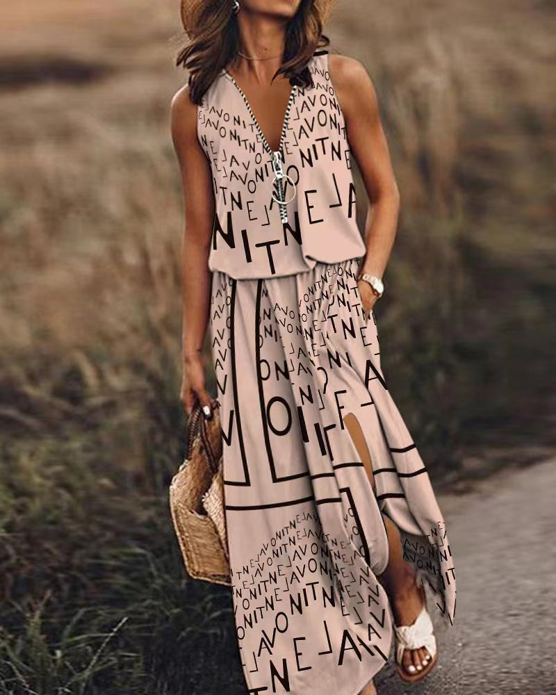 Pavina - New Elegant Printed Dress for Women