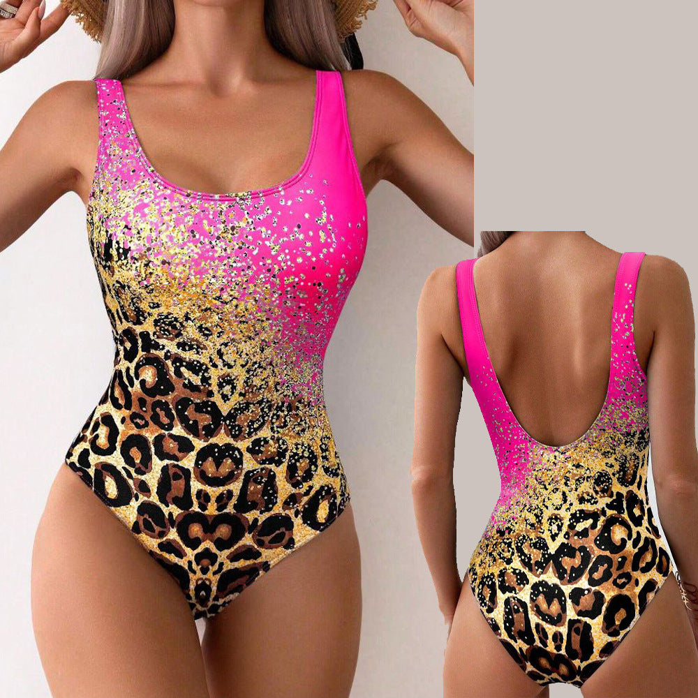 Klyenne - Elegant visual effect sculpting one-piece swimsuit