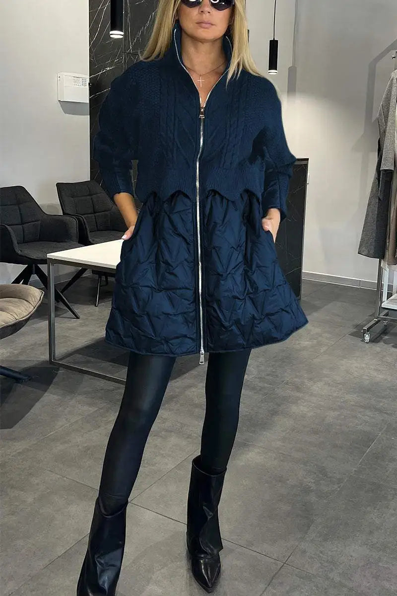 Octavie - Trendy and warm zip-up jacket